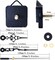 Quartz Clock Mechanism Kit – High Torque Replacement Movement, Metal Black Hands for DIY Repair.